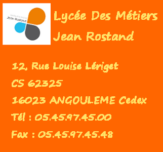 Logo lycée Jean Rostand Angoulême
